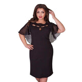 New Hot Sale 2017 Fashion Summer Elegant Women's Hollow Plus Size L-6XL Dress Evening Party Beach Ladies Soft Dresses vestido