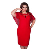 New Hot Sale 2017 Fashion Summer Elegant Women's Hollow Plus Size L-6XL Dress Evening Party Beach Ladies Soft Dresses vestido