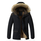 Winter Jacket Men Brand Fashion New Arrival Casual Slim Thick Warm Mens Coats Parkas With Hooded Long Overcoats Clothing Male