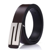 FAJARINA Brand Mens Quality Design PU 2nd Layer Genuine Leather Black Fashion Belts Male Jeans Belt Apparel Accessories for Men
