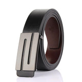 FAJARINA Brand Mens Quality Design PU 2nd Layer Genuine Leather Black Fashion Belts Male Jeans Belt Apparel Accessories for Men