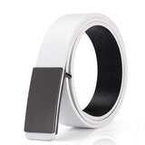 FAJARINA Brand Mens Quality Design PU 2nd Layer Genuine Leather Black Fashion Belts Male Jeans Belt Apparel Accessories for Men