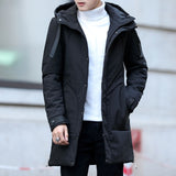 LiSENBAO 2018 New arrival winter long jacket cotton thick male high quality Casual fashion parkas cotton coat men brand clothing