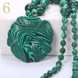 Yumten Women Statement Necklace Flowers Natural Stone Pendant Gemstone Men Accessories Fashion Short Necklace Crystal Jewelry