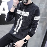 LENSTID 9 Styles 2018 Autumn Winter New Casual Sweater Men Pattern Knitted Pullovers Fashion Slim Fit Christmas Gift Male 6616#