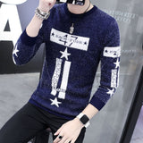 LENSTID 9 Styles 2018 Autumn Winter New Casual Sweater Men Pattern Knitted Pullovers Fashion Slim Fit Christmas Gift Male 6616#