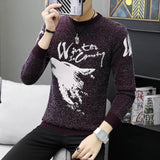 LENSTID 9 Styles 2018 Autumn Winter New Casual Sweater Men Pattern Knitted Pullovers Fashion Slim Fit Christmas Gift Male 6616#