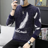 LENSTID 9 Styles 2018 Autumn Winter New Casual Sweater Men Pattern Knitted Pullovers Fashion Slim Fit Christmas Gift Male 6616#