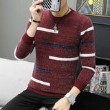 LENSTID 9 Styles 2018 Autumn Winter New Casual Sweater Men Pattern Knitted Pullovers Fashion Slim Fit Christmas Gift Male 6616#