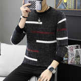 LENSTID 9 Styles 2018 Autumn Winter New Casual Sweater Men Pattern Knitted Pullovers Fashion Slim Fit Christmas Gift Male 6616#