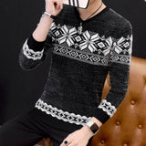 LENSTID 9 Styles 2018 Autumn Winter New Casual Sweater Men Pattern Knitted Pullovers Fashion Slim Fit Christmas Gift Male 6616#