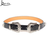 2018 NEW Fashion Female Vintage Strap Metal Pin Buckle Jeans Designer Leather Belt For men Women accessories