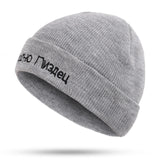 New hot sale Russian letters embroidery casual hats men and women fashion knit winter caps hip hop outdoor warm beanie pompon