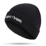 New hot sale Russian letters embroidery casual hats men and women fashion knit winter caps hip hop outdoor warm beanie pompon