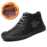 Men Casual Shoes 2018 New Fashion Comfortable Flat Men Oxford Shoes Lace-up Solid Winter Men Causal Shoes Footwear Hot