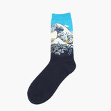 Autumn Winter Fashion Retro New Abstract Oil Painting Art Socks Men And Women Novelty Patterned Harajuku Design Van Gogh Socks