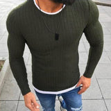 Winter Men 2018 New Fashion Pullover Knitted Sweater O-neck Casual Long Sleeve Warm Pullovers Male Sweaters Big size clothes