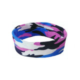 Headband  Women Men Elasticity Rock Camo 1PC Fashion Stretch  Casual Head Band  Sport Sweat Sweatband Yoga Gym Hair Accessories