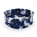 Headband  Women Men Elasticity Rock Camo 1PC Fashion Stretch  Casual Head Band  Sport Sweat Sweatband Yoga Gym Hair Accessories