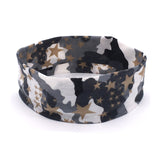 Headband  Women Men Elasticity Rock Camo 1PC Fashion Stretch  Casual Head Band  Sport Sweat Sweatband Yoga Gym Hair Accessories