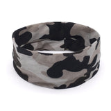 Headband  Women Men Elasticity Rock Camo 1PC Fashion Stretch  Casual Head Band  Sport Sweat Sweatband Yoga Gym Hair Accessories