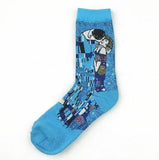 Autumn Winter Fashion Retro New Abstract Oil Painting Art Socks Men And Women Novelty Patterned Harajuku Design Van Gogh Socks