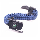 Outdoor Paracord Survival Bracelets for Men Jewelry Charm Bangles Wrap Knife Rope Friendship Bracelets Women Accessories 2018