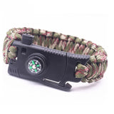 Outdoor Paracord Survival Bracelets for Men Jewelry Charm Bangles Wrap Knife Rope Friendship Bracelets Women Accessories 2018