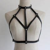 New sexy women men Leather belts slim Body Bondage Cage Sculpting fashion Punk Harness Waist Straps Suspenders Belt accessories