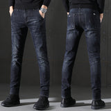 Autumn and Winter New Arrival Men's Slim Pants Korean Version Fashion Stretch Pants Pencil Jeans