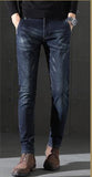 Autumn and Winter New Arrival Men's Slim Pants Korean Version Fashion Stretch Pants Pencil Jeans