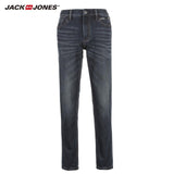 JackJones 2019 Winter New Men's Elastic Cotton Stretch Jeans Pants Loose Fit Denim Trousers Men's Brand Fashion |218132571